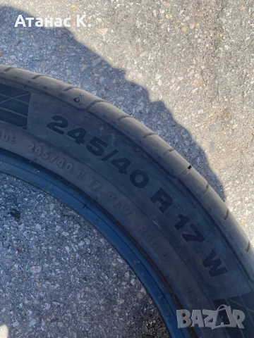 245 40 17 CONTINENTAL DOT3623, снимка 4 - Гуми и джанти - 54347892