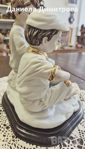 Порцеланова композиция, снимка 7 - Статуетки - 54176055