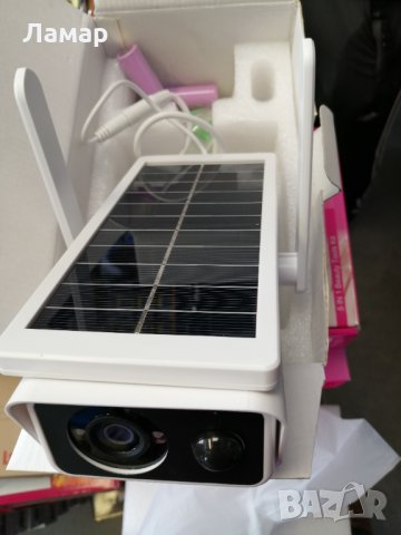 Соларна напълно безжична водоустойчива камера FULL HD 1080P WI FI 2MP, снимка 2 - HD камери - 34379179