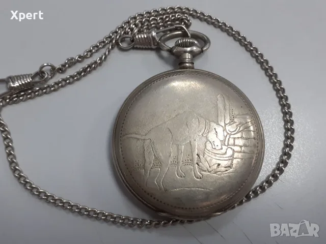 CYMA джобен часовник с ланец, снимка 2 - Антикварни и старинни предмети - 56494882