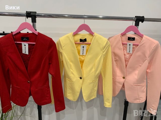 Дамско сако в три разцветки, снимка 2 - Сака - 42235269