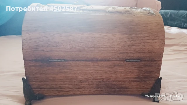 Стилен дървен органайзер за бижута, снимка 5 - Бижутерийни комплекти - 50930039