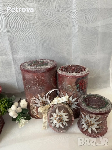 Коледен комплект, снимка 4 - Декорация за дома - 52430319