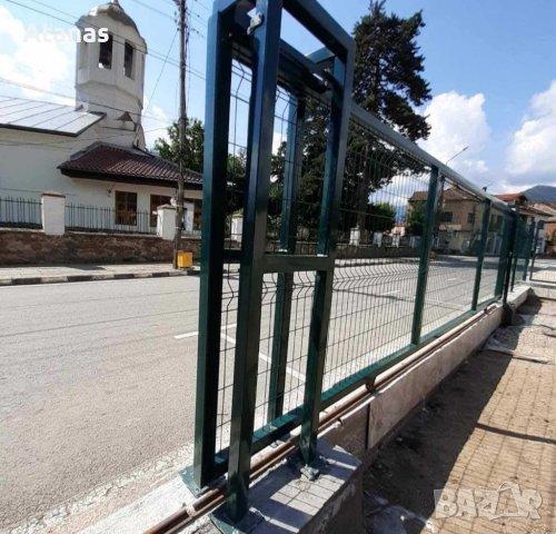 Оградни пана. Колове. Врати. Портали. Мрежа с декорация-Жив плет, снимка 8 - Огради и мрежи - 40412590