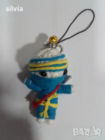 Ключодържател-плетена кукла, снимка 3 - Други - 48486661
