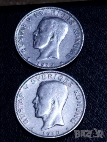 Лот от 1 крона 1939 и 1940г., снимка 2 - Нумизматика и бонистика - 48327232