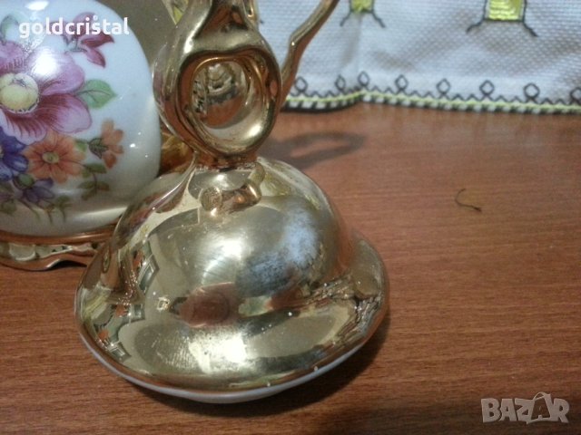 Стар български порцелан захарница , снимка 2 - Антикварни и старинни предмети - 42867886