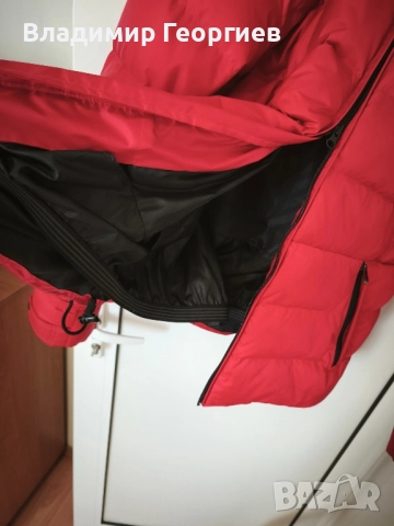 зимно яке  с гъши пух и качулка с естествен косъм , снимка 4 - Якета - 51840890