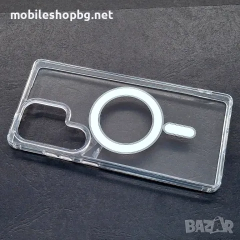Samsung Galaxy S25 /S25 Plus /S25 Ultra  MagSafe прозрачен гръб , снимка 7 - Калъфи, кейсове - 49040663