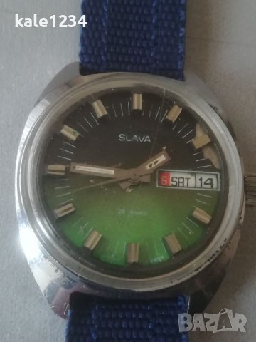 Часовник SLAVA 26j. Made in USSR. Механичен механизъм. СЛАВА. СССР. Мъжки. Vintage watch 