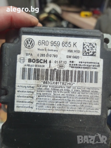 Модул Airbag за Volkswagen Polo (2009 - 2017) 6R0959655K , снимка 2 - Части - 54308524