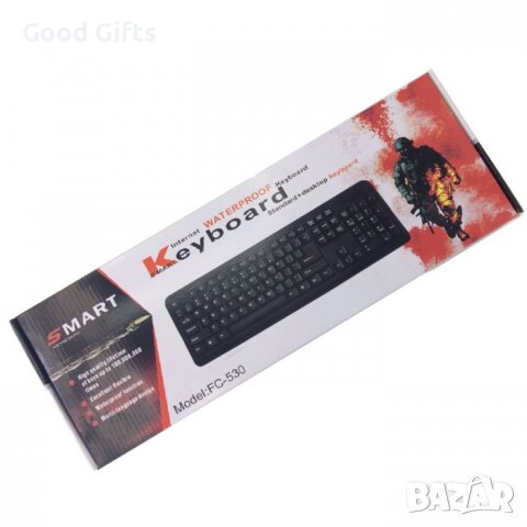 Водоустойчива клавиатура Weibo FC-530, снимка 4 - Клавиатури и мишки - 39301118