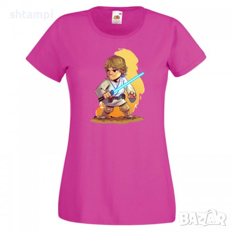 Дамска тениска Star Wars Luke Игра,Изненада,Подарък,Геймър,, снимка 9 - Тениски - 36789126