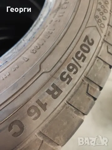 4бр.летни гуми 205/65/16C Continental, снимка 6 - Гуми и джанти - 50410397