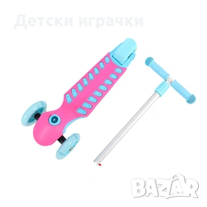 Тротинетка със светещи гуми Bingo Candy, три цвята, снимка 5 - Скутери и тротинетки - 54347841