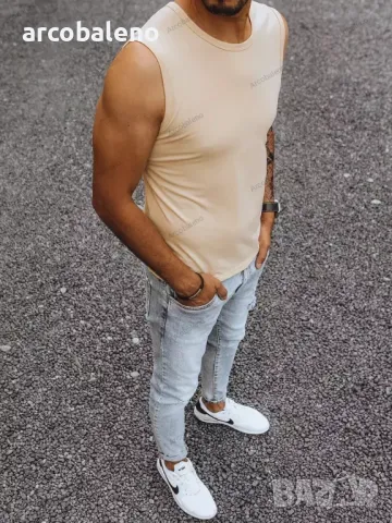 Мъжка тениска без ръкави, 4цвята , снимка 5 - Тениски - 49351069