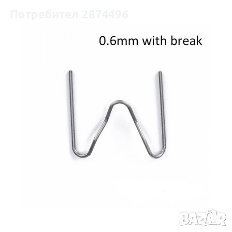 4001 Скоби за лепене на пластмаса - комплект 100 броя, снимка 8 - Други инструменти - 42150987