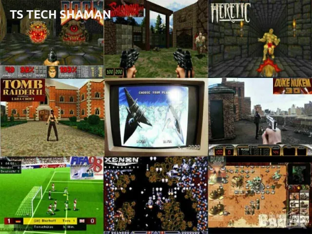 ⭐Продавам уникат ретро компютър Pentium MMX 166MHz с много игри!⭐, снимка 5 - Геймърски - 49396951