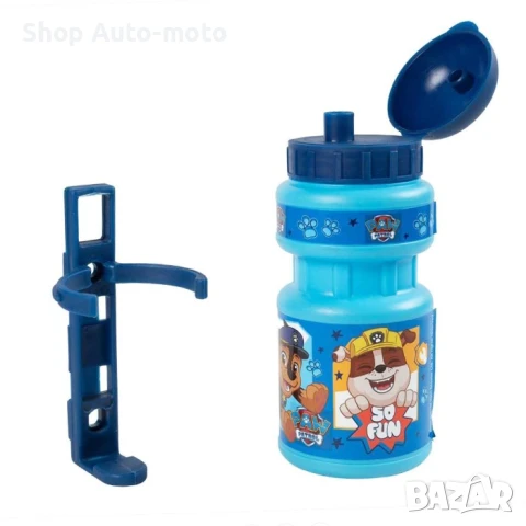 Детска бутилка за вода, Картинка с кучета, За велосипед , снимка 3 - Аксесоари за велосипеди - 51018173