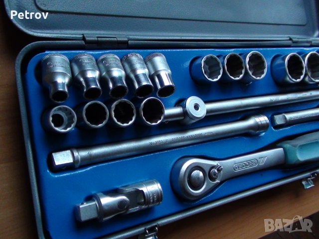 GEDORE - 1/2" PROFI Гедория !! новата версия !! вложки 10 - 32 mm !! ORIGINAL GEDORE GERMANY !!!!!, снимка 10 - Гедорета - 31157166