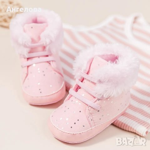 Бебешки топли ботушки с мека подметка , снимка 2 - Бебешки боти и ботуши - 42504001
