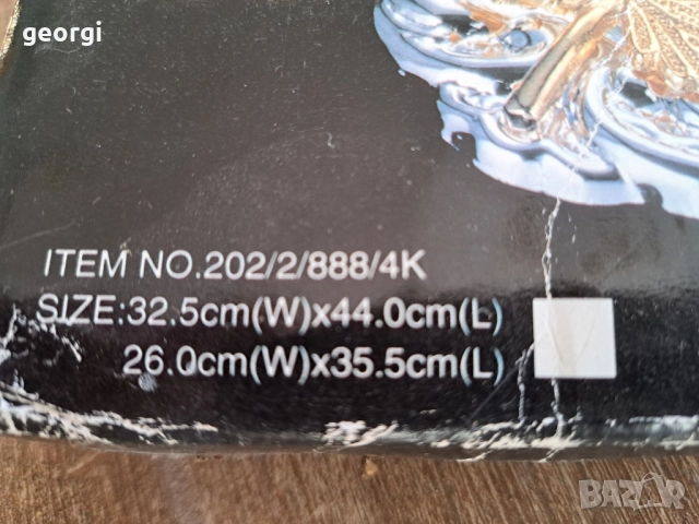 комплект луксозни иноксови плата подноси 8/2, снимка 9 - Прибори за хранене, готвене и сервиране - 51765002