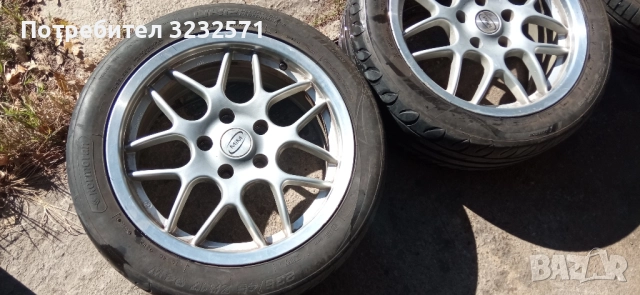 Джанти 5х120 с летни гуми, снимка 3 - Гуми и джанти - 52233203
