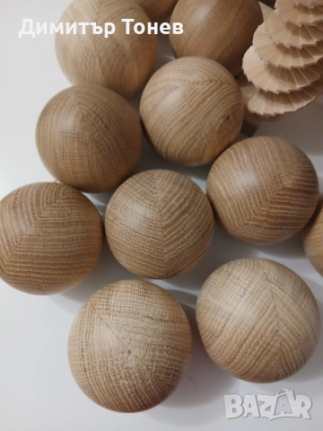 дървени топки, топчета , снимка 2 - Декорация за дома - 53205345