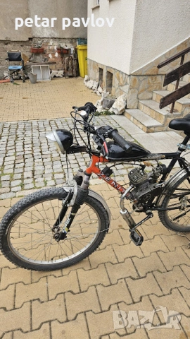 Колело с мотор + Ремарке, снимка 12 - Велосипеди - 53746641