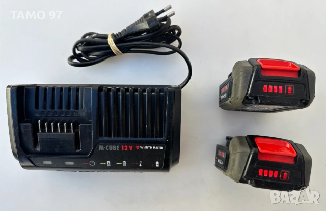 Wurth AS 12-1/4'' M-Cube - Акумулаторен винтоверт 2x12V 2.0Ah, снимка 8 - Винтоверти - 51800898