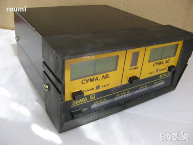 Ретро таксиметров апарат от соц епохата, снимка 2 - Друга електроника - 31356509