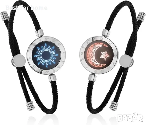 TOTWOO Sun and Moon- гривни за влюбени- Дизайнерска серия