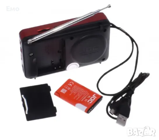 Преносимо радио JOC001 - FM 88-108 MHz - USB, microSD - Гаранция 12 Месеца , снимка 2 - Радиокасетофони, транзистори - 48395488