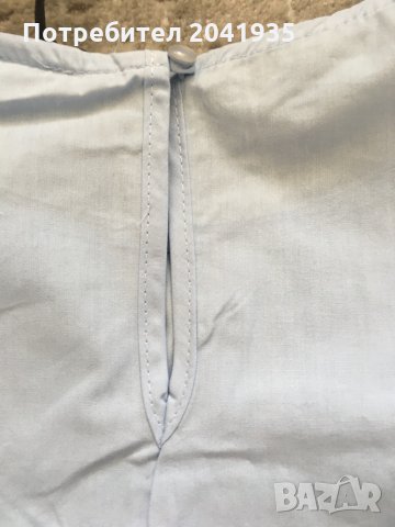 Светло синя блуза с къс ръкав, снимка 3 - Тениски - 29451375