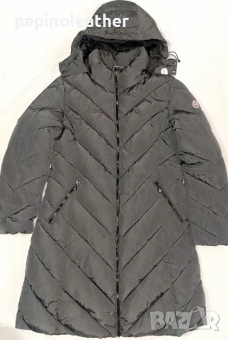 MONCLER дамско черно зимно яке грейка пухенка размер XL, снимка 8 - Якета - 53311319