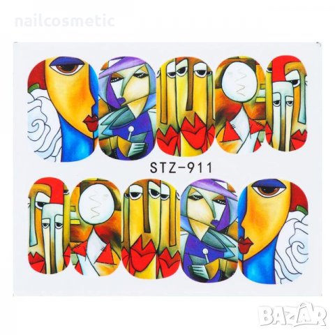 Водни стикери за маникюр , снимка 6 - Продукти за маникюр - 23468948