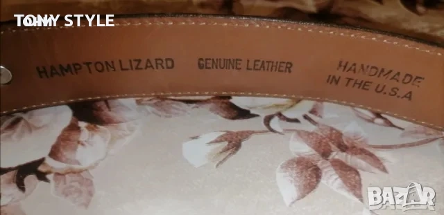 GROOKHORN Оригинал Нов Мъжки Колан Изцяло от Естествена Кожа 110см., снимка 7 - Колани - 51644535