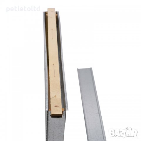 Ханеманов изолатор за пчелната майка за 1 бр. ДБ рамка (метален), снимка 6 - За пчели - 39960697