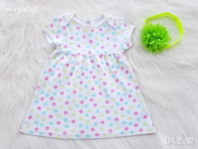 Рокля F&F 0-3 месеца , снимка 3 - Бебешки рокли - 29198627