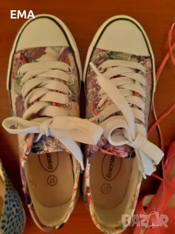 Пантофи /Чехли/Сандал еспадрила/Гуменки- 37 и 38ми номер- 10% още през м.НОЕМВРИ, снимка 3 - Сандали - 32980253