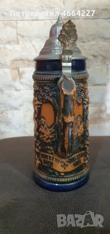 Колекционерска немска халба за бира , снимка 3 - Колекции - 53296813