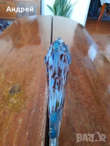 Стъклена фигура,фигурка,риба #6, снимка 3 - Други ценни предмети - 48026256