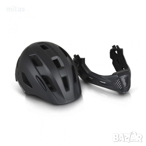 Детска кросова каска, Модуларна, Регулируема (48-56см),Олекотена 400g., снимка 6 - Аксесоари за велосипеди - 53879918