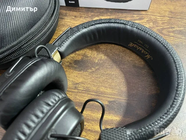 Слушалки Marshall Major II 2 Black + Калъф, снимка 7 - Слушалки и портативни колонки - 56506708