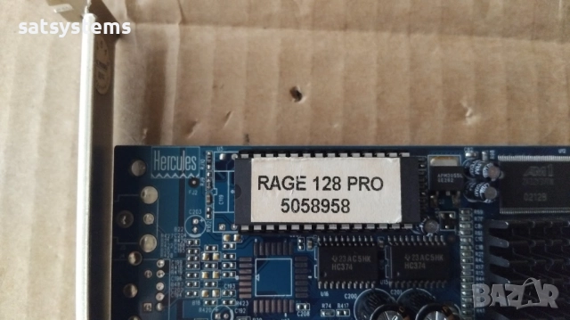Видео карта ATi Rage128 Pro Hercules 32MB SDR 128bit AGP, снимка 7 - Видеокарти - 30543557