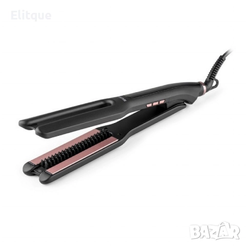 Преса за изправяне на коса с вграден насочващ гребен Muhler MHS-777, снимка 2 - Преси за коса - 52549036