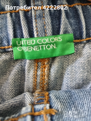 Детска дънкова оригинална пола Benetton , снимка 6 - Детски рокли и поли - 51593170