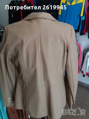 Кожено яке- естествена кожа ., снимка 3 - Якета - 30295391