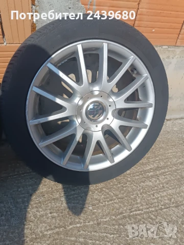 Алуминиеви джанти 17" 5×112 летни гуми 225/45/17, снимка 10 - Гуми и джанти - 51242374