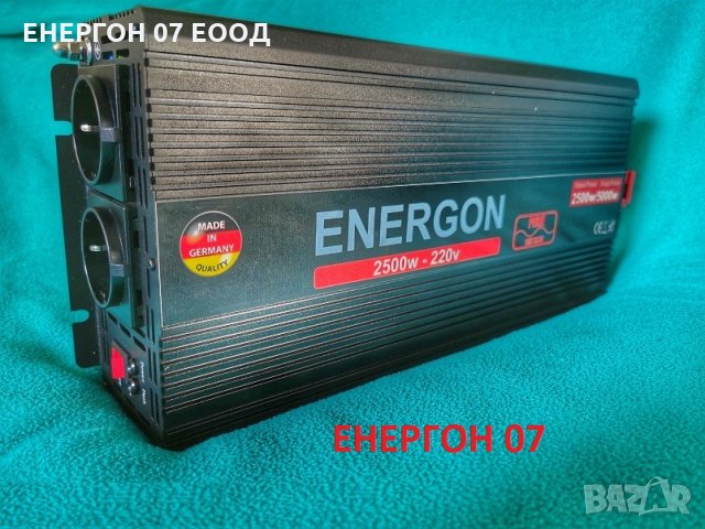 НЕМСКИ Инвертор 2500w /5000w 24v - 220v пълна синусоида с дистанцион, снимка 3 - Аксесоари и консумативи - 23809729